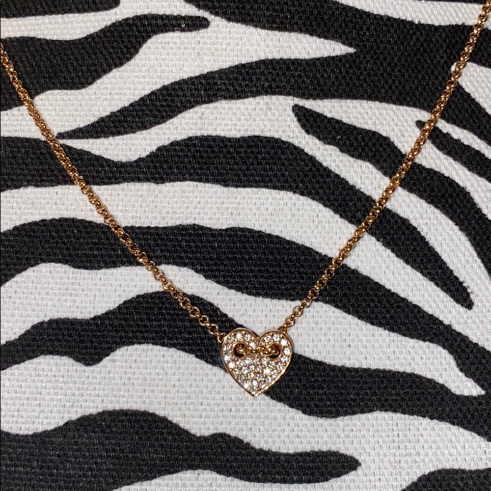 Fossil Rose Gold Necklace